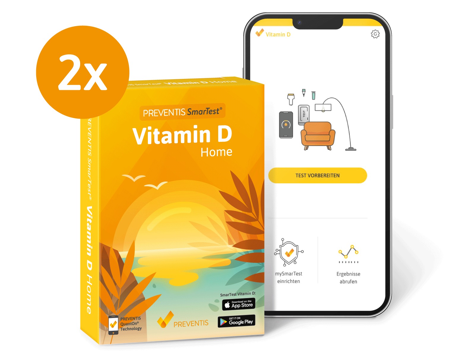  Preventis SmarTest® Vitamin D Home - Doppelpack